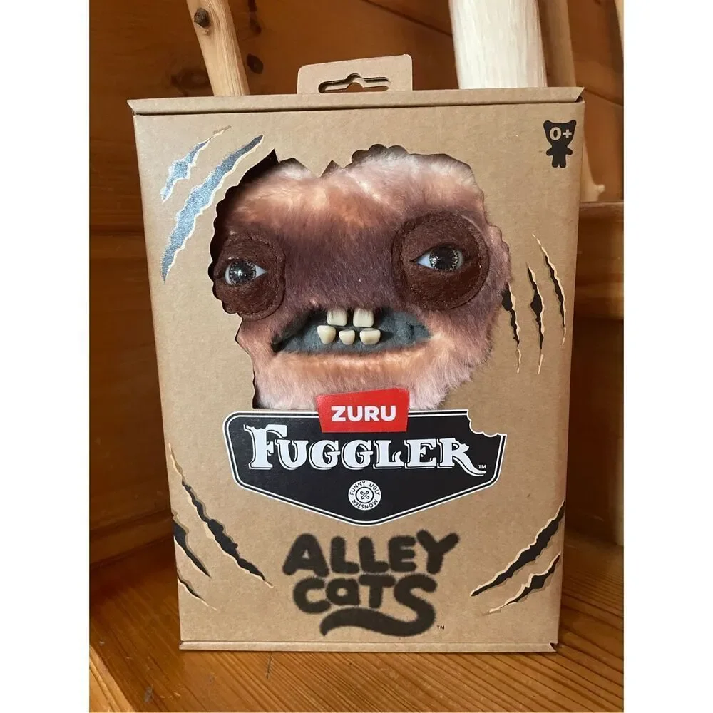 Fuggler Alley Cats 9 inch (Yawper), Funny Ugly Monster Stuffed Animal Toy by ZUR